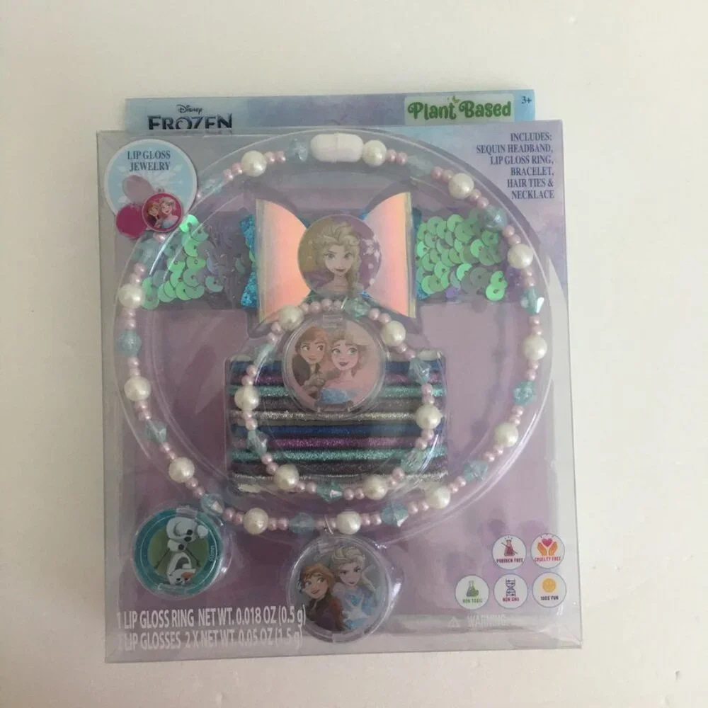 Disney NEW! Princess Lip Gloss Jewelry Set of 2
